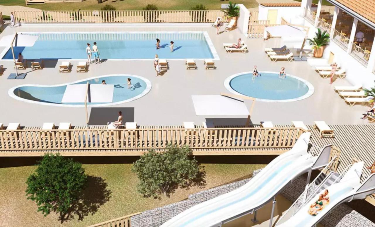 Mobil-Home Dans Camping 4* Saint Laurent du Verdon Bagian luar foto